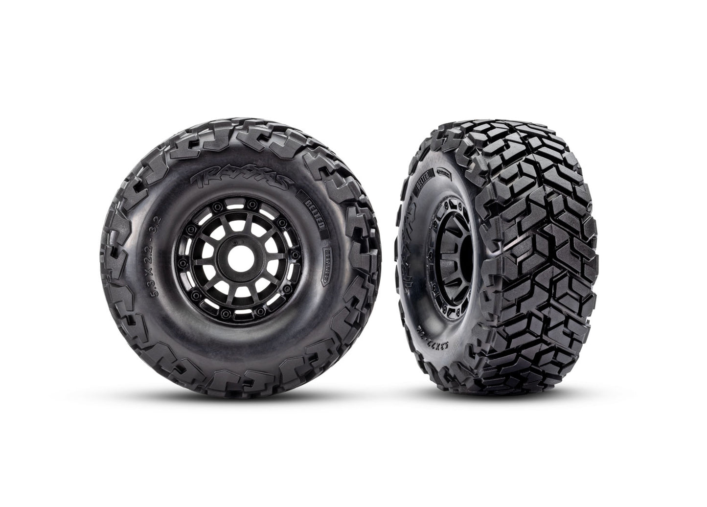 Traxxas Maxx® Slash® Pre-Mounted Belted Short Course Truck Tires 10272