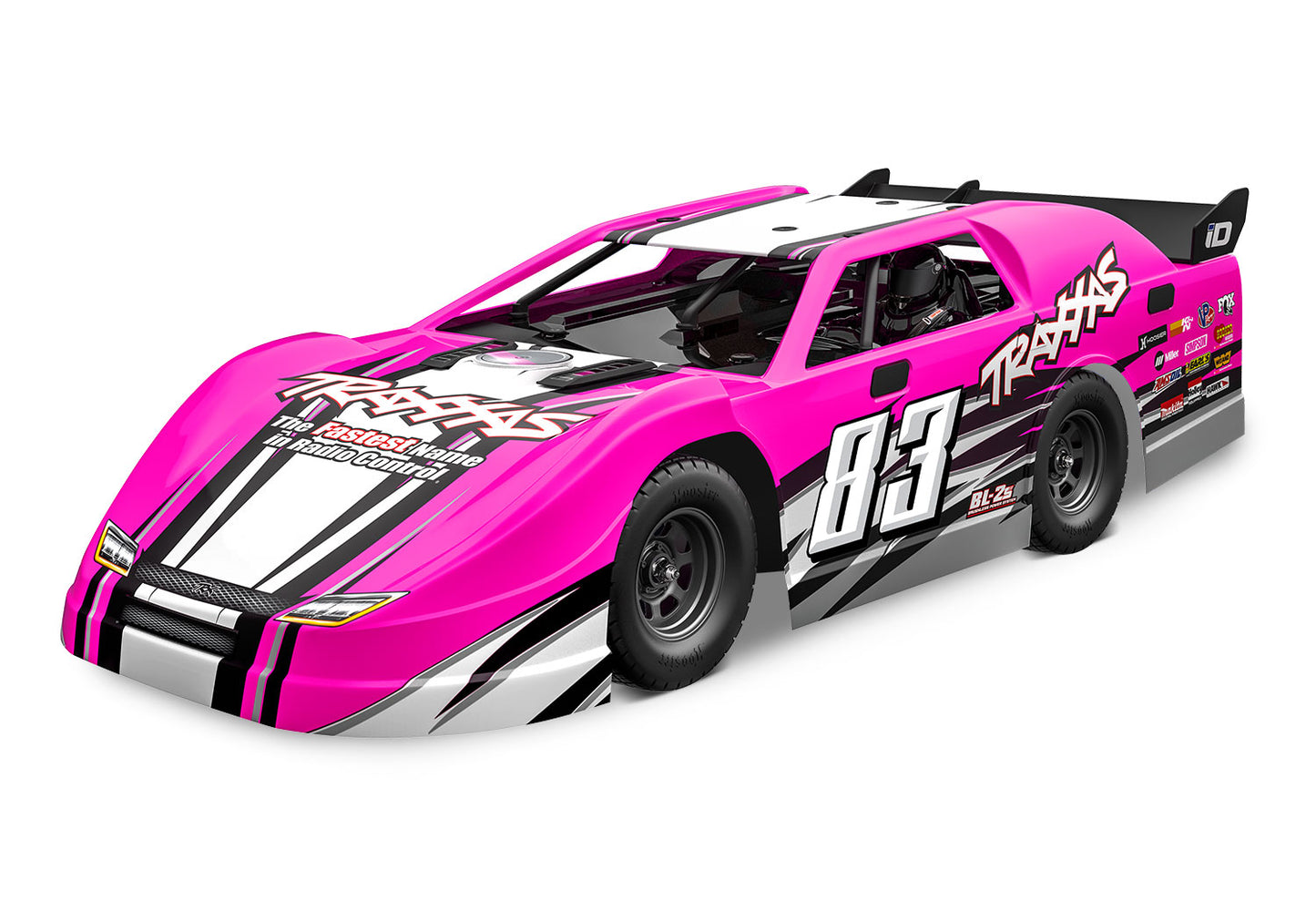 Traxxas Slash® Late Model 1/10 RTR 2WD Dirt Oval Racer PINK 104364-74