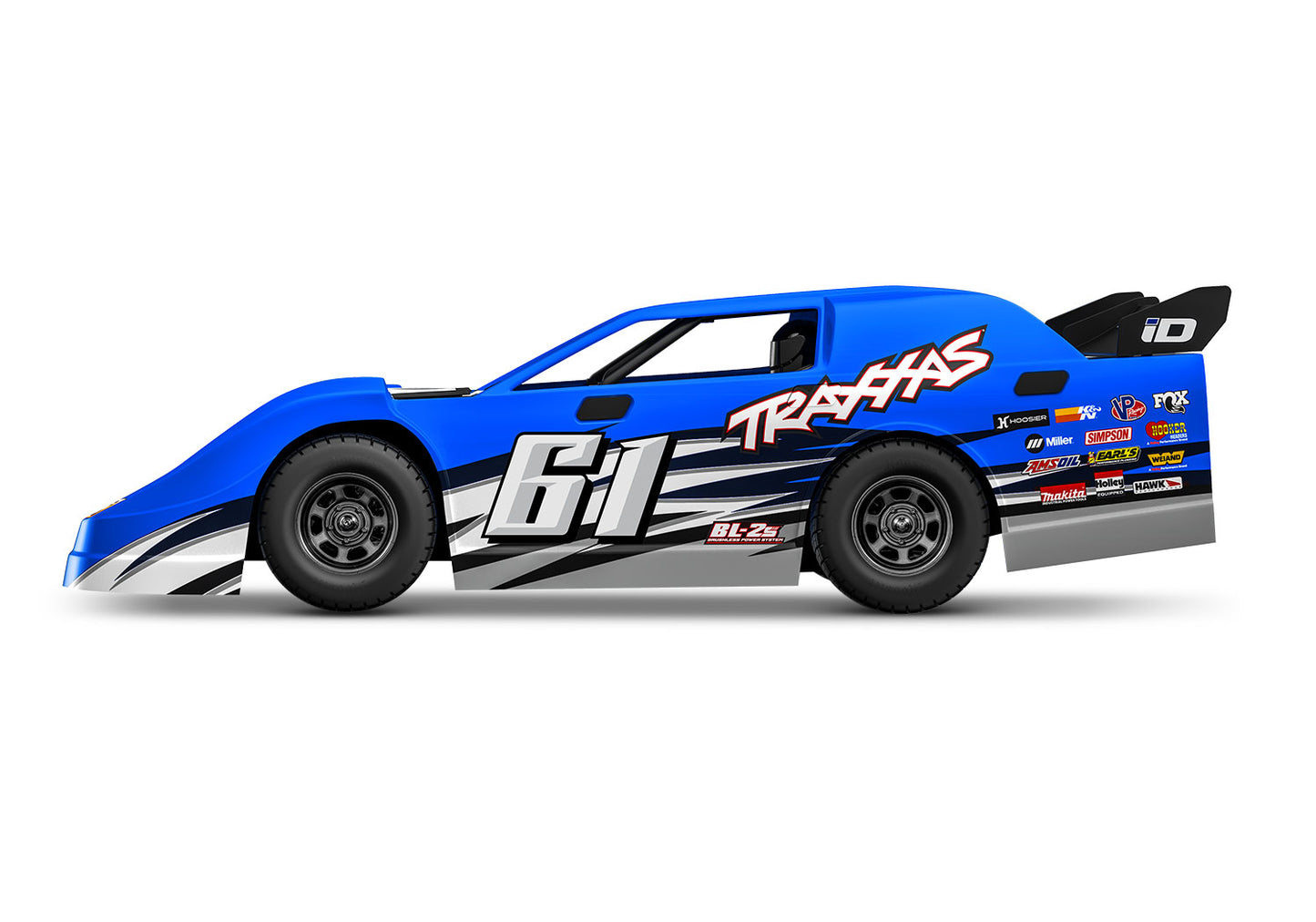 Traxxas Slash® Late Model 1/10 RTR 2WD Dirt Oval Racer BLUE 104364-74