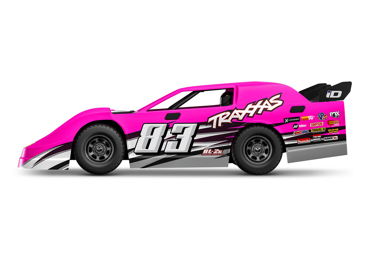 Traxxas Slash® Late Model 1/10 RTR 2WD Dirt Oval Racer PINK 104364-74