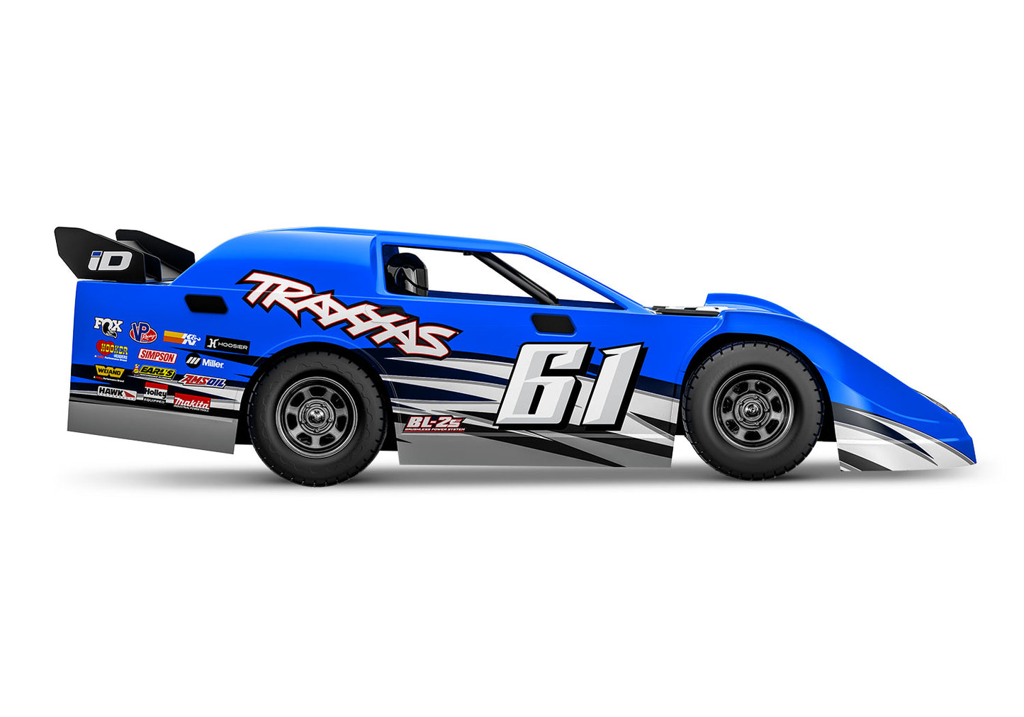 Traxxas Slash® Late Model 1/10 RTR 2WD Dirt Oval Racer BLUE 104364-74