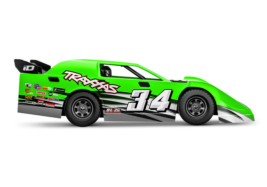 Traxxas Slash® Late Model 1/10 RTR 2WD Dirt Oval Racer GREEN 104364-74