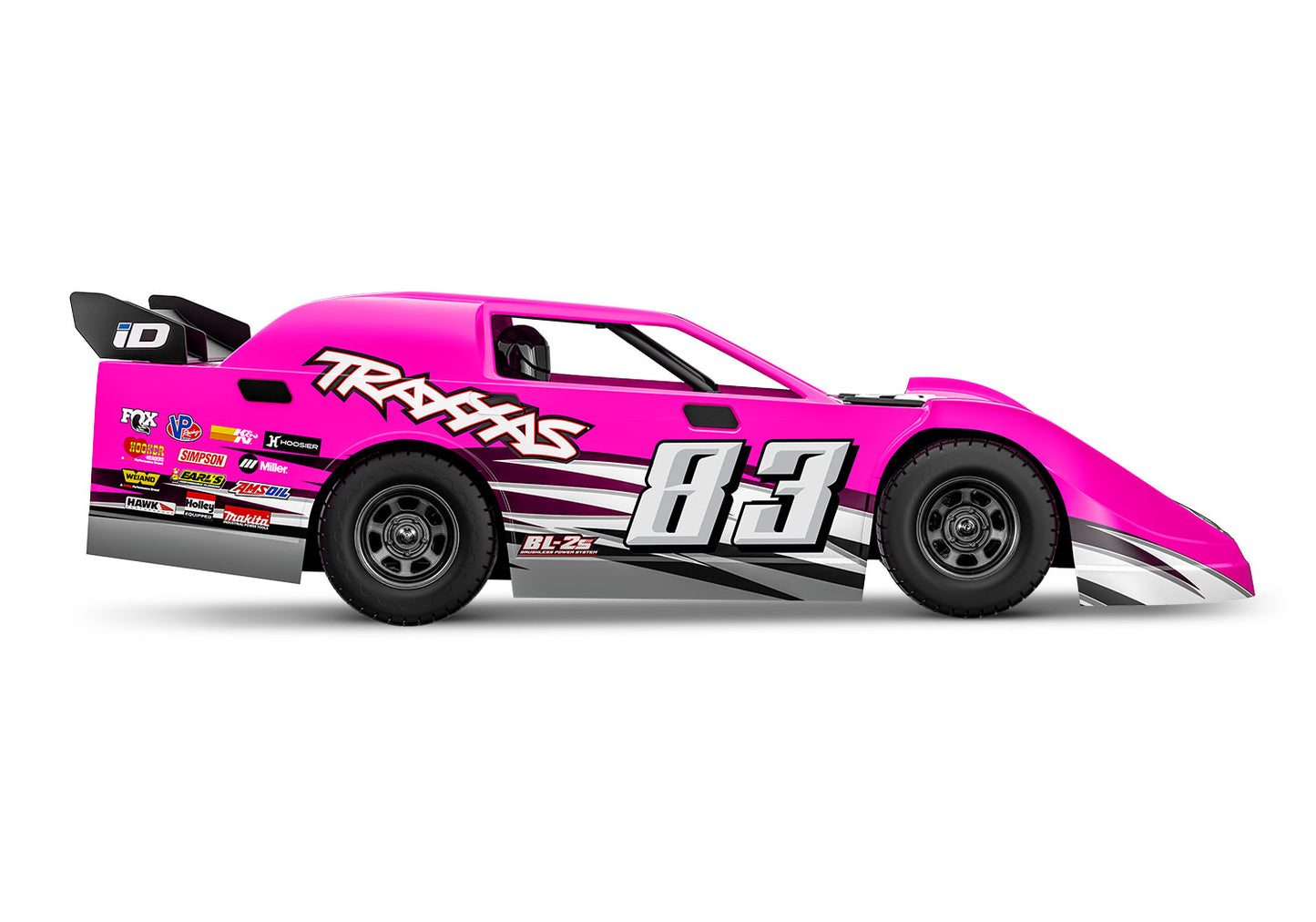 Traxxas Slash® Late Model 1/10 RTR 2WD Dirt Oval Racer PINK 104364-74