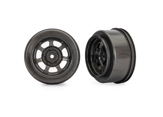 TRAXXAS Slash Modified Dirt Oval Gray Front Wheels (2) 10471X