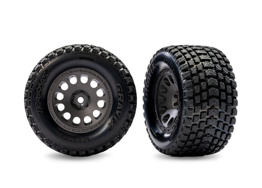 TRAXXAS MINI XRT Front left and right tires 10772-GRAY