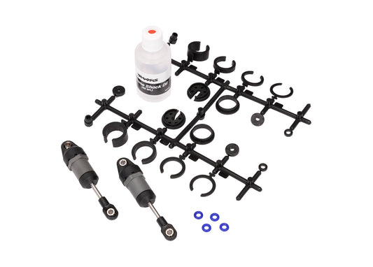 Traxxas Mini Slash/Mini Rally VXL Short Ultra Shocks (Grey) (2) w/Springs & Shock Oil 10860