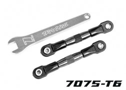 TRAXXAS Camber links, rear (TUBES charcoal gray-anodized) 2443a