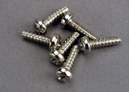 TRAXXAS Screws, 3x10mm roundhead self-tapping (6) 2675