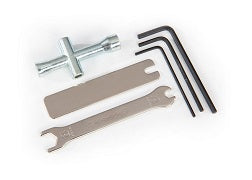TRAXXAS Tool set (includes 1.5mm hex wrench / 2.0mm hex wrench / 2.5mm hex wrench/ 4-way wrench/ 8mm & 4mm wrench/ U-joint wrench) 2748R