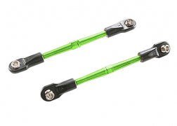 Traxxas Turnbuckles, aluminum (green-anodized), toe links, 59mm (2) (assembled w/ rod ends & hollow balls) 3139g