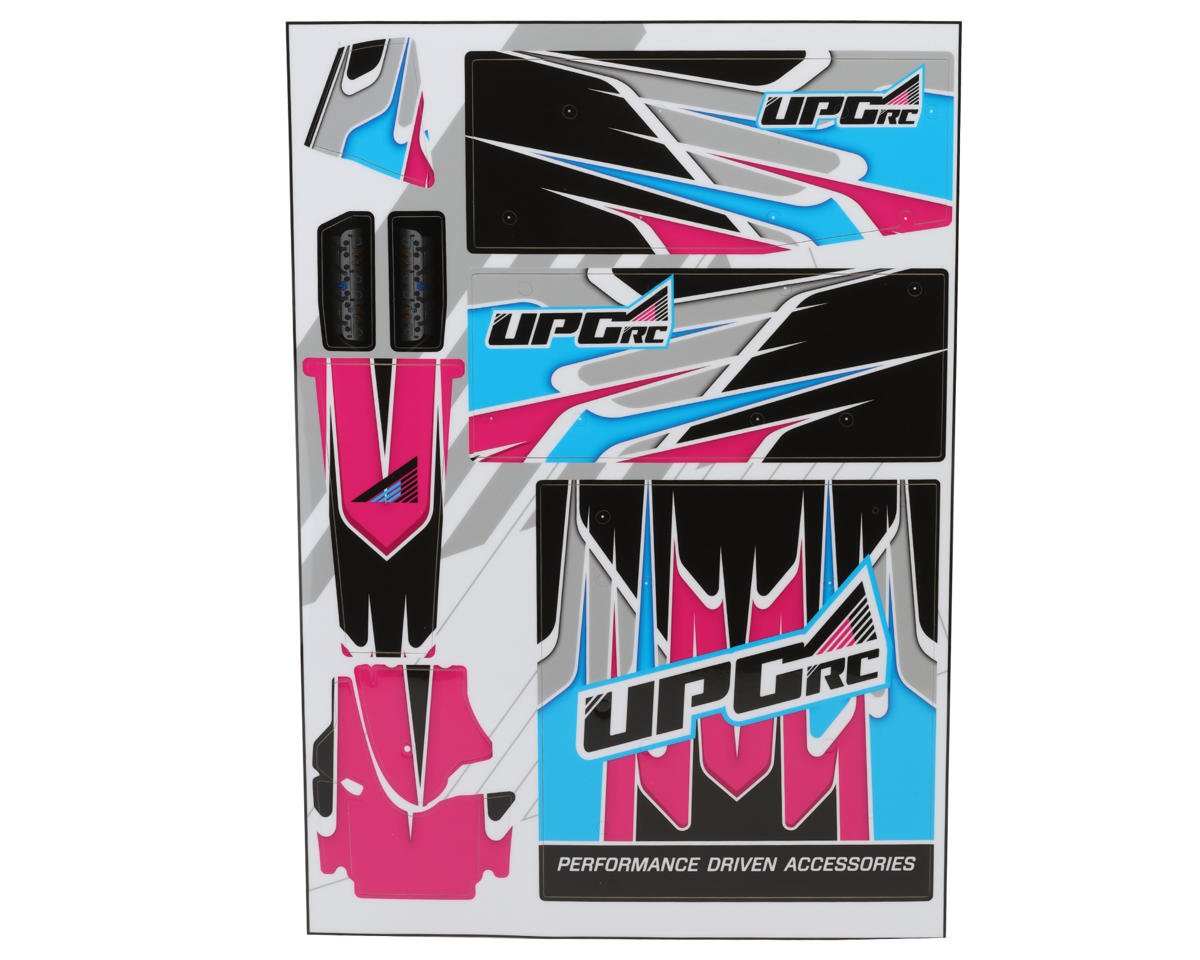 UpGrade RC "Vector" Graphic Set for Losi® 22S™ Sprint Car (Pink) UPG-14296