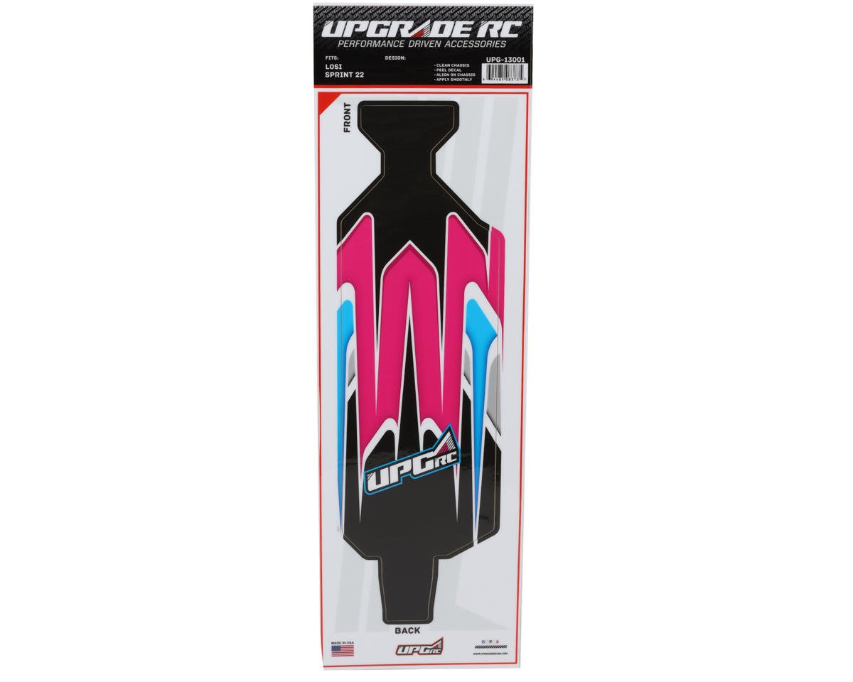 UpGrade RC "Vector" Graphic Set for Losi® 22S™ Sprint Car (Pink) UPG-14296