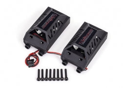 Traxxas Dual cooling fan kit, low profile (with shroud) (fits #3491 motor) 3474X