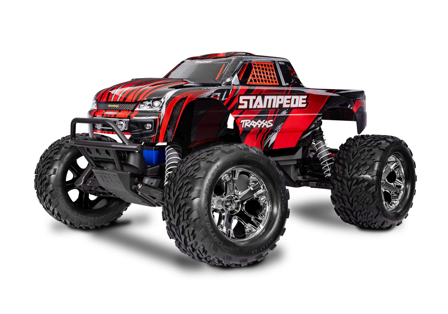 Traxxas Stampede HD 1/10 RTR 2WD Electric Monster Truck, RED