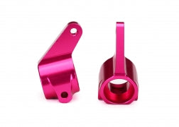 Traxxas Aluminum Steering Blocks w/Ball Bearings (Pink) (2) 3636p