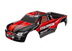 TRAXXAS Body, Stampede® (also fits Stampede® VXL), RED (painted, decals applied) 3651X