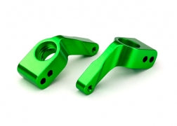 Traxxas Aluminum Stub Axle Carriers (Green) (2) 3652G