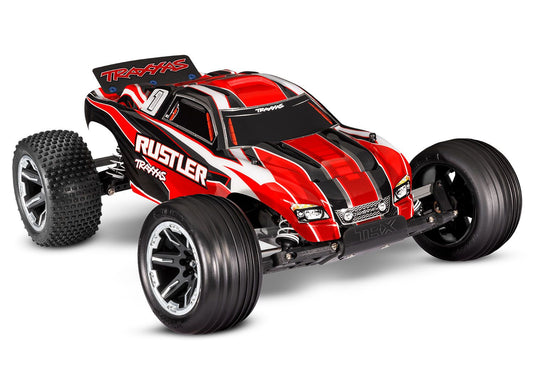 Traxxas Rustler® XL-5 RTR Tq Remote Type C charger 37054-8