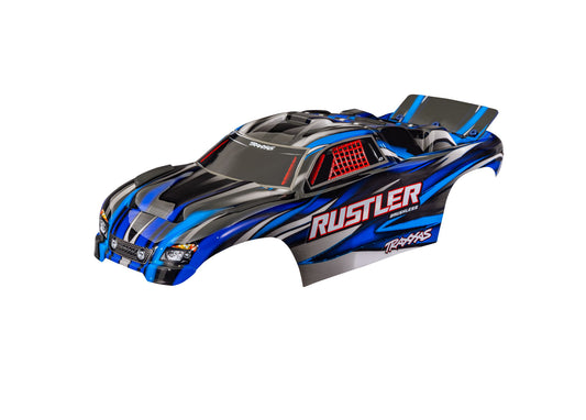 TRAXXAS Body Rustler Blue Clipless 3721-BLUE