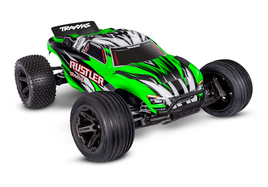 Traxxas Rustler HD 1/10 RTR 2WD Electric Stadium Truck (Green) 37254-8-GRNX