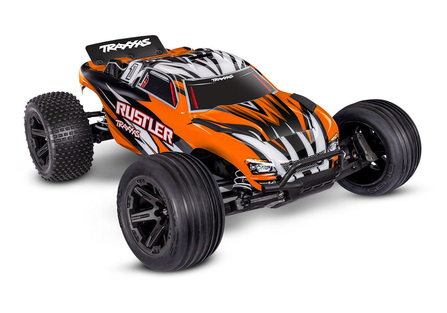 Traxxas Rustler HD 1/10 RTR 2WD Electric Stadium Truck (Orange) 37254-8-ORNGX