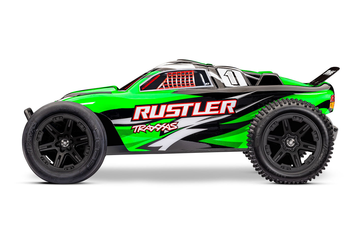Traxxas Rustler HD 1/10 RTR 2WD Electric Stadium Truck (Green) 37254-8-GRNX