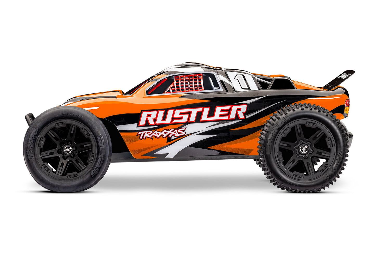 Traxxas Rustler HD 1/10 RTR 2WD Electric Stadium Truck (Orange) 37254-8-ORNGX