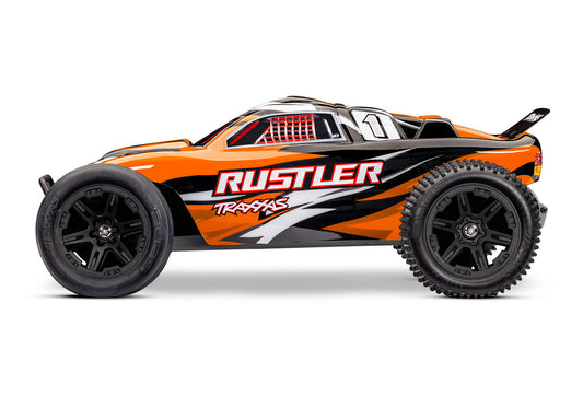 TRAXXAS Rustler XL-5 1/10 Scale 2WD Stadium Truck 37254-8-ORNGX