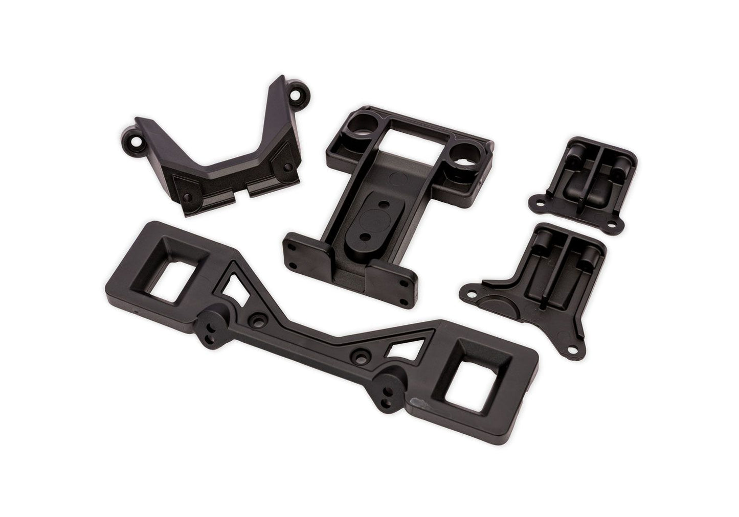 TRAXXAS Rustler 2WD VX3 BL Rustler 2WD Front & Rear Clipless Body Latches 3731X-BLK