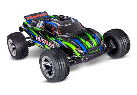 Traxxas Rustler BL-2s HD 1/10 RTR 2WD Brushless Stadium Truck (Green) 37354-4