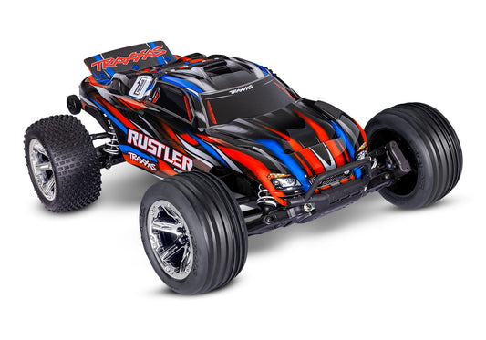 Traxxas Rustler BL-2s HD 1/10 RTR 2WD Brushless Stadium Truck (Red) 37354-4