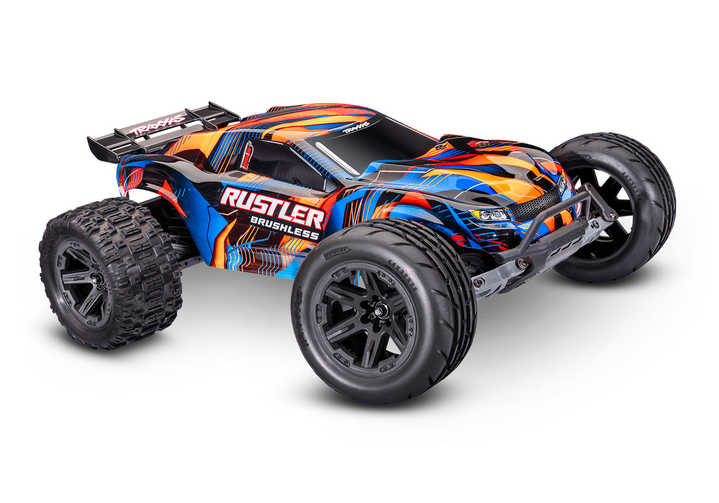 Rustler 2WD Brushless, Velineon V3200 37454-4 ORNG