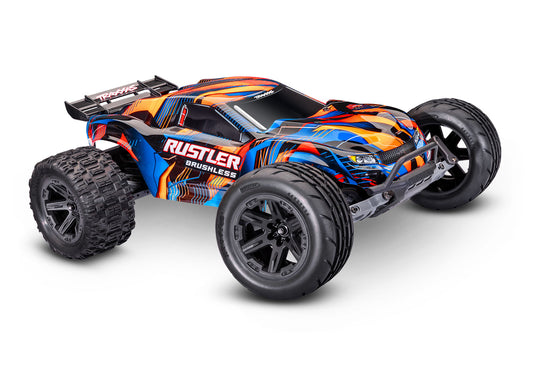 Rustler 2WD Brushless, Velineon V3200 37454-4 ORNG