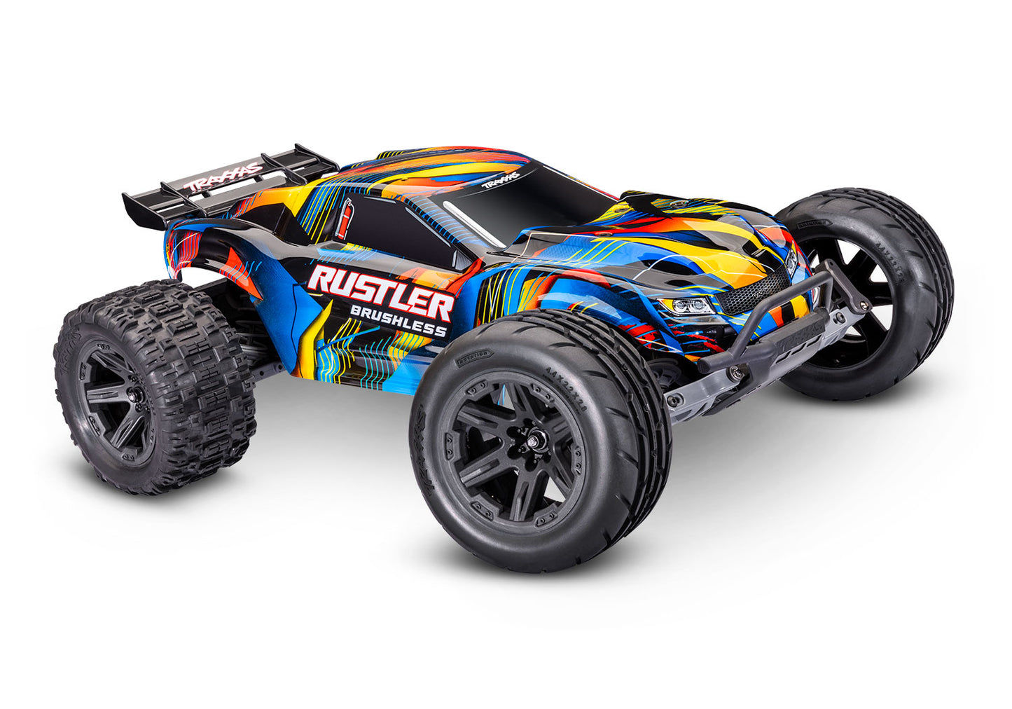 Rustler 2WD Brushless, Velineon V3200 37454-4 YLW
