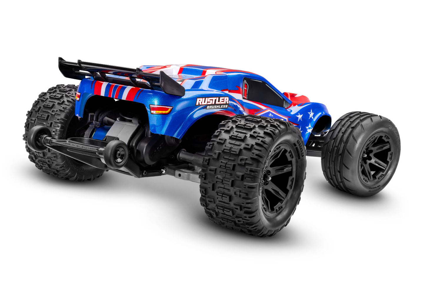 TRAXXAS Rustler 2WD Brushless, Velineon V3200 37454-4-40TH