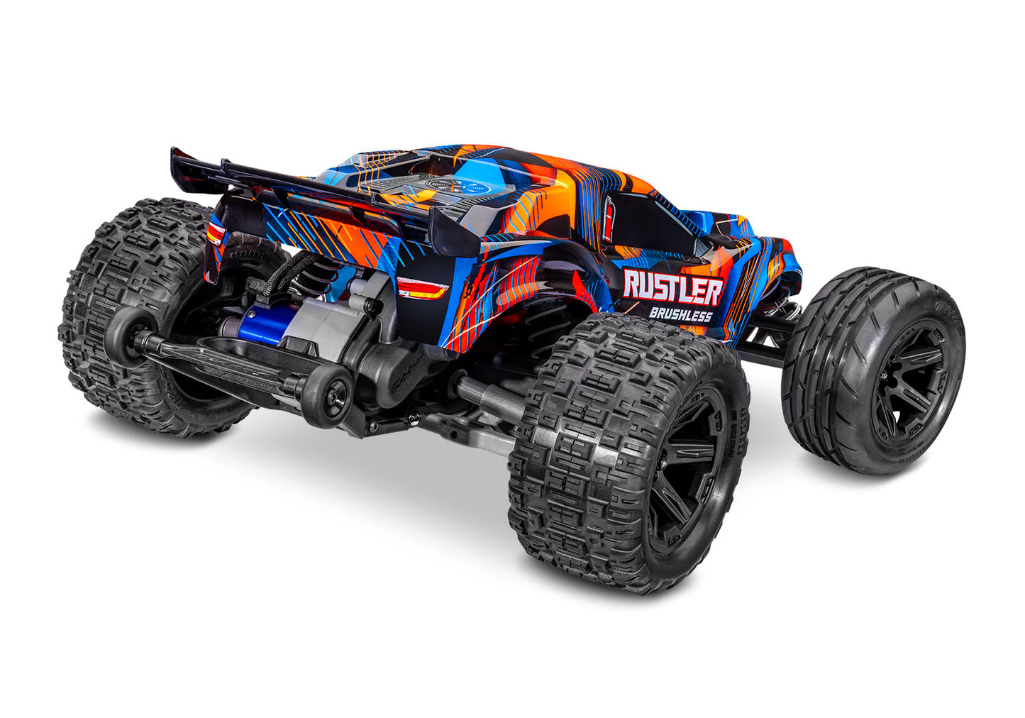 Rustler 2WD Brushless, Velineon V3200 37454-4 ORNG
