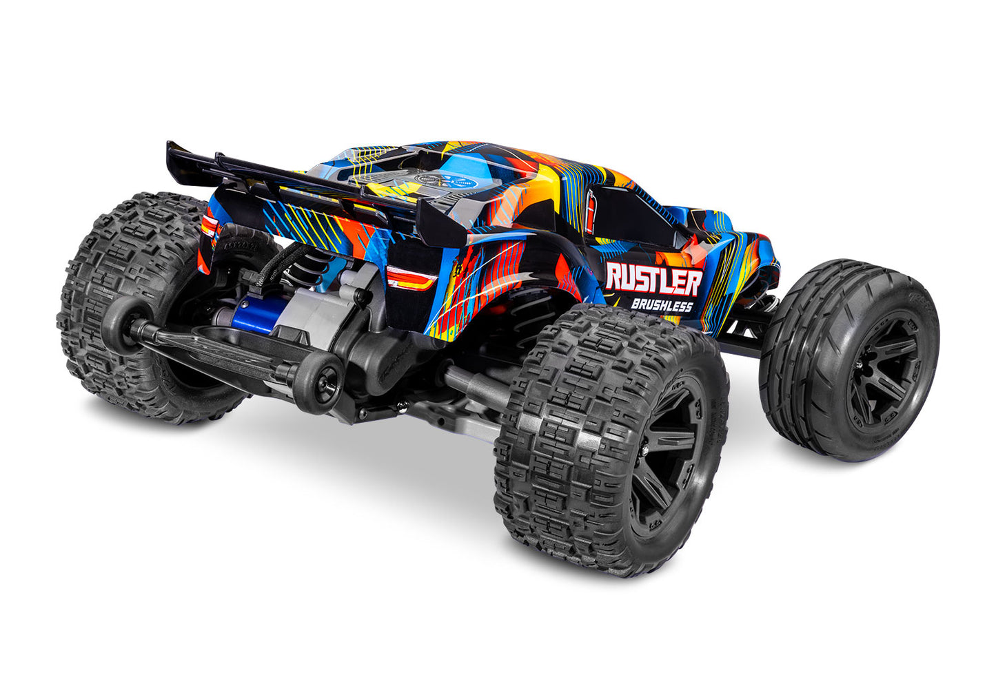 Rustler 2WD Brushless, Velineon V3200 37454-4 YLW