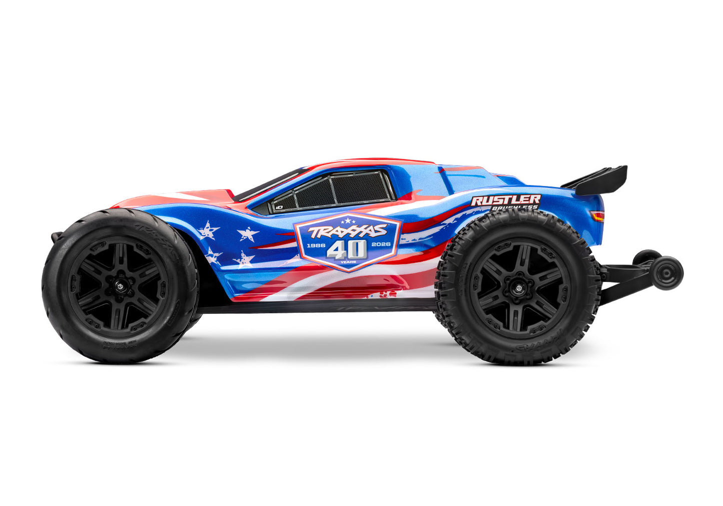 TRAXXAS Rustler 2WD Brushless, Velineon V3200 37454-4-40TH