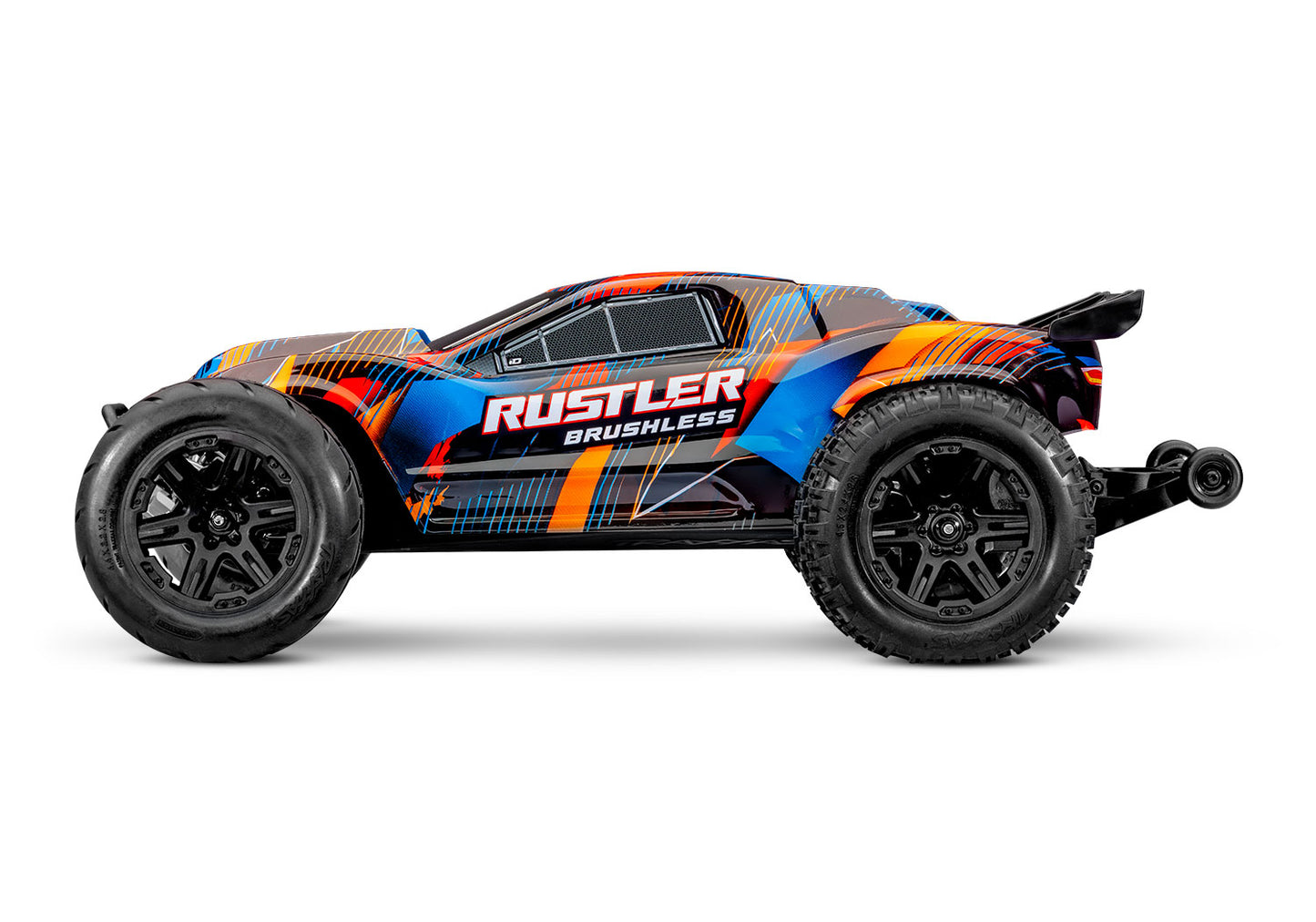 Rustler 2WD Brushless, Velineon V3200 37454-4 ORNG