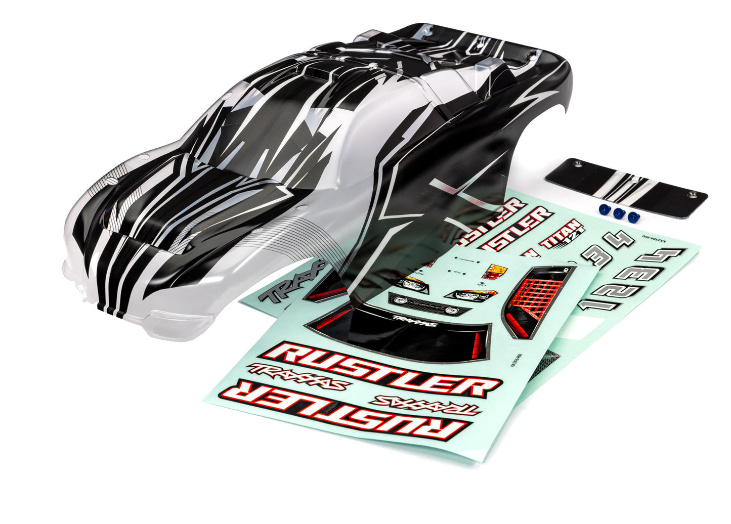 TRAXXAS Rustler 2WD ProGraphix Clipless Body 3753X