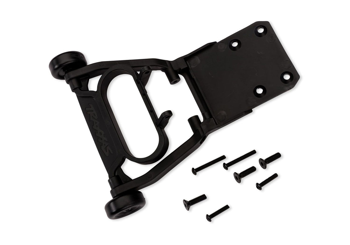 TRAXXAS Black Assembled Wheelie Bar & Screws 3761-BLK