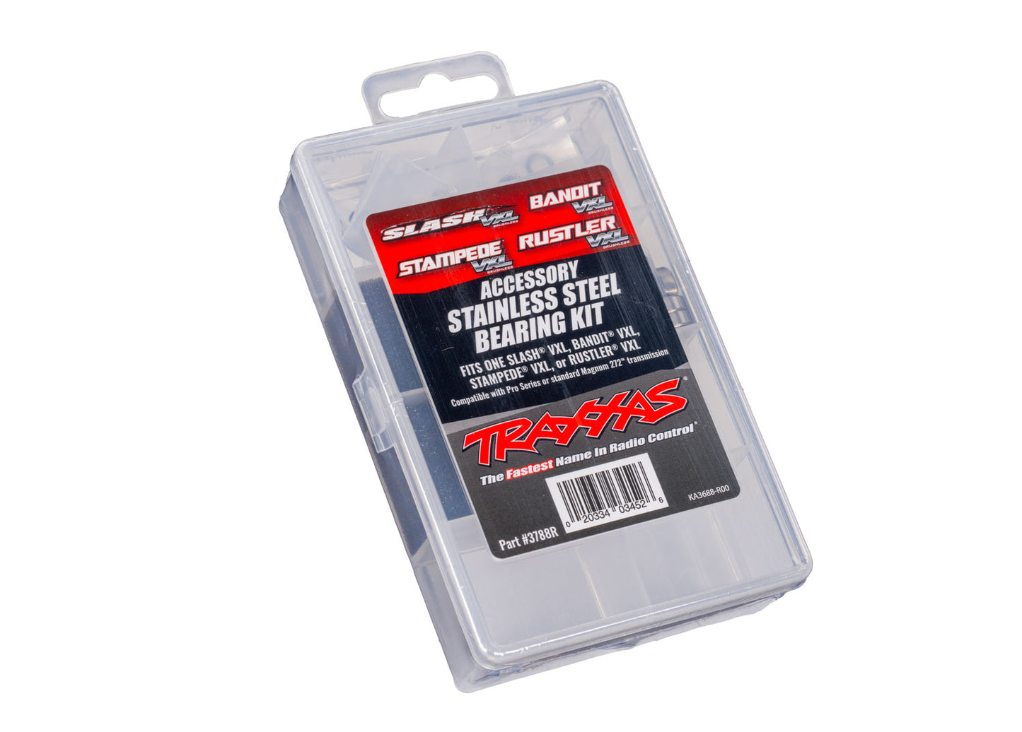 TRAXXAS 2WD Stainless Bearing Kit 2WD VXL CMPLT 3788R