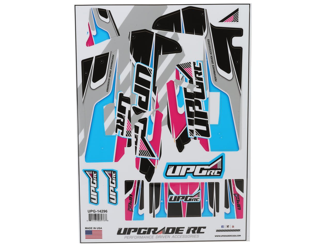 UpGrade RC "Vector" Graphic Set for Losi® 22S™ Sprint Car (Pink) UPG-14296