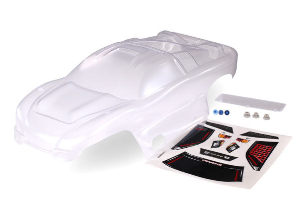 TRAXXAS Body, Nitro Rustler® (clear, requires painting) 4412