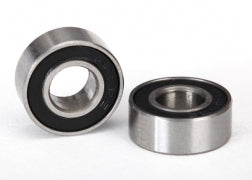 TRAXXAS Ball bearings, black rubber sealed (6x13x5mm) (2) 5180A