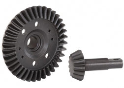 Ring gear, differential/ pinion gear, differential (machined, spiral cut) (front) 5379R