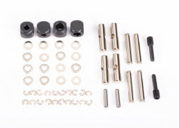 TRAXXAS U-joints, driveshaft (carrier (4) (metal parts for 2 driveshafts)5452X