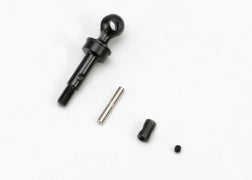 TRAXXAS Stub axle, CV style (machined steel) (1)/ cross pin (1)/ drive pin (1) 5654