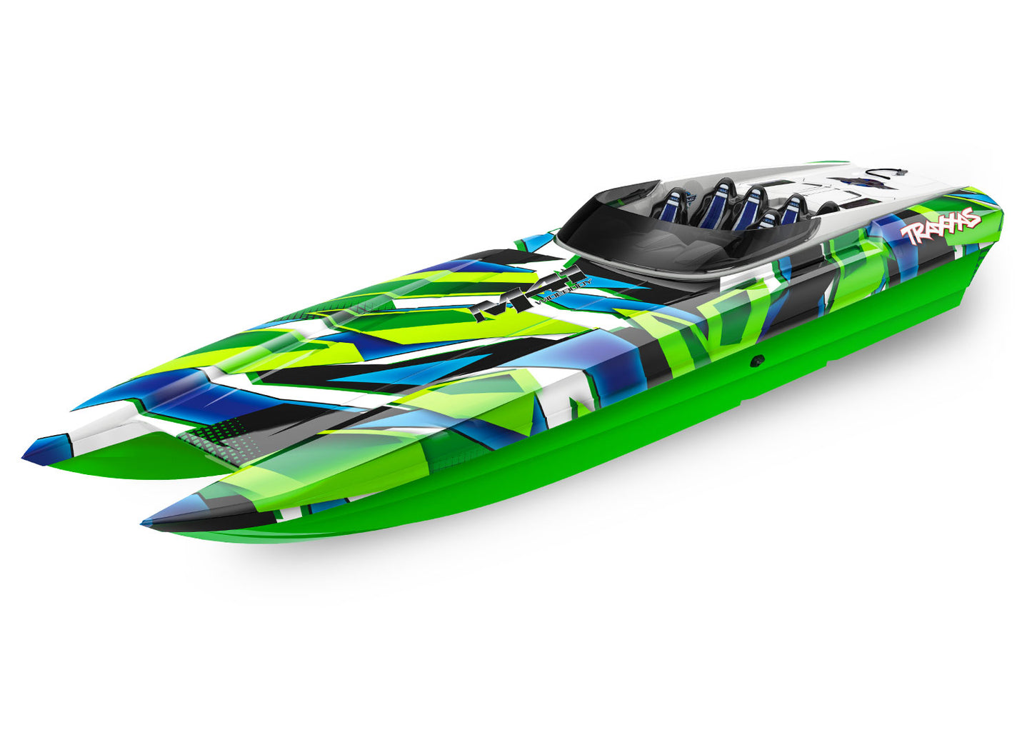 Traxxas DCB M41 Widebody 40" Catamaran High Performance 6S Race Boat w/TQi 2.4Ghz Radio & TSM 57046 GREEN