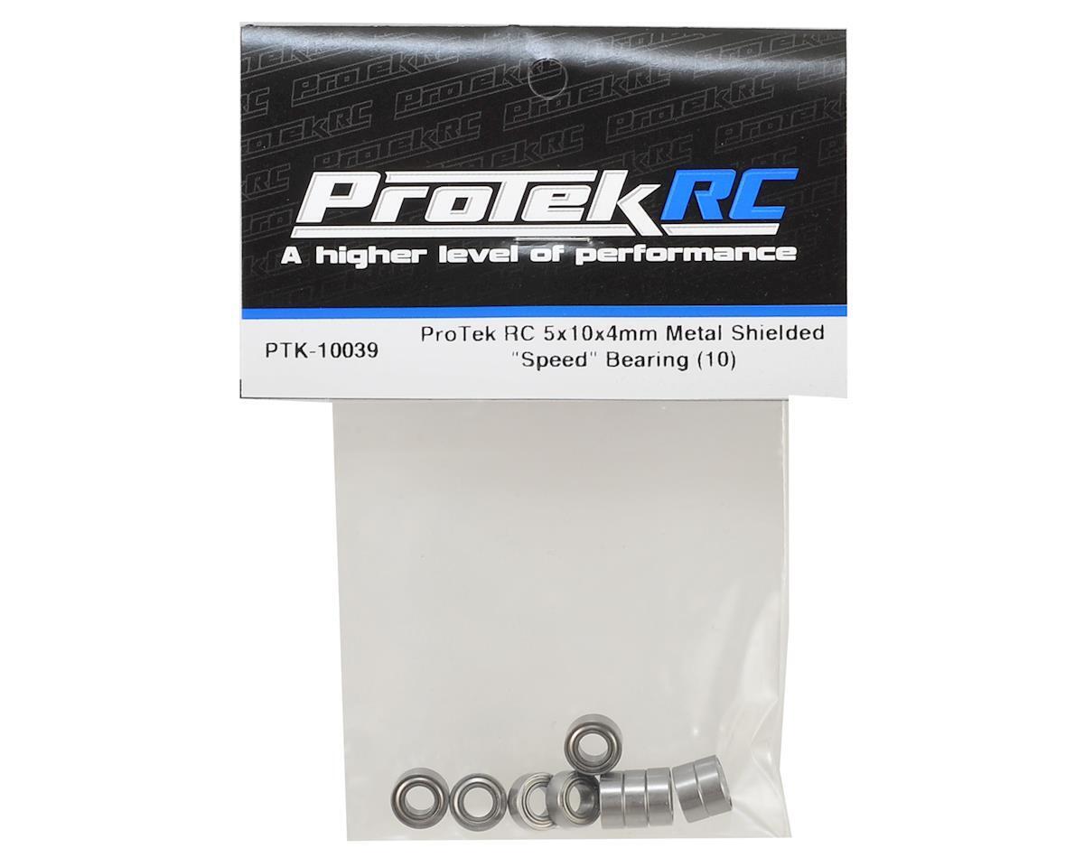 ProTek RC 5x10x4mm Metal Shielded "Speed" Bearing (10) PTK-10039